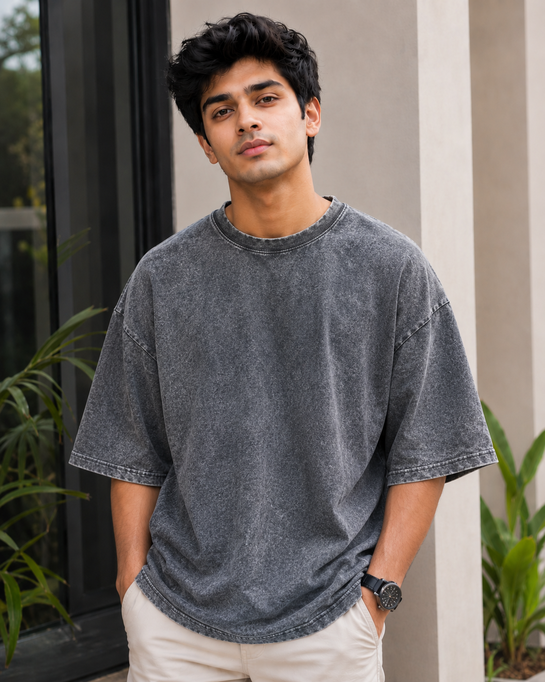 Acid Wahsed Oversized T-shirt