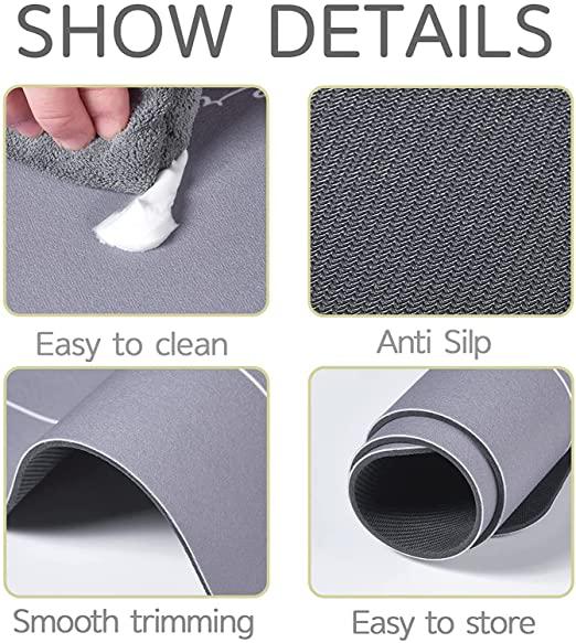 Water Absorbing Anti Slip Floor Mat, Bath Mat
