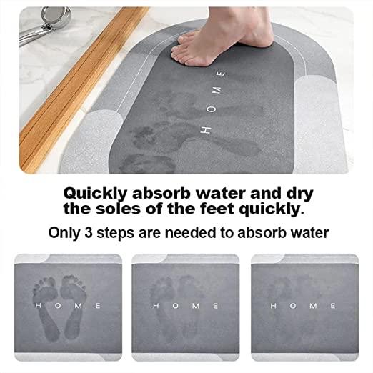 Water Absorbing Anti Slip Floor Mat, Bath Mat