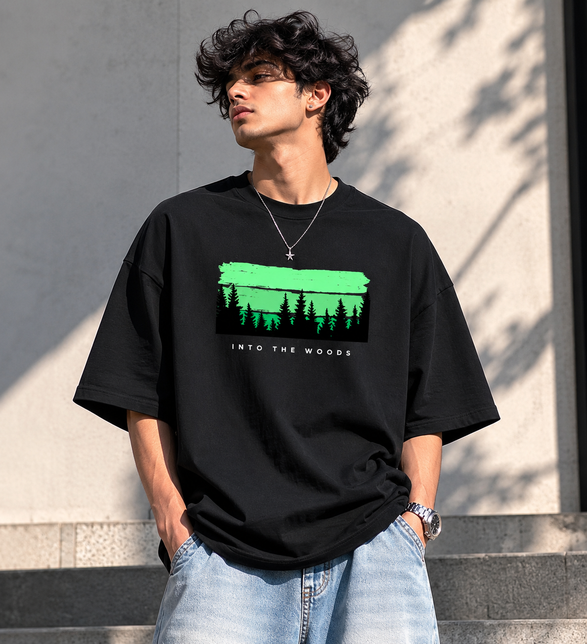 Premium Oversized Printed T-Shirt for Men