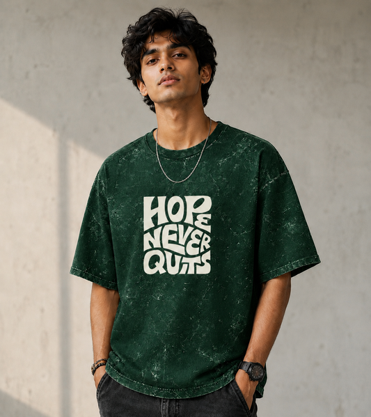 Premium Acid Washed Oversized Tee for Men