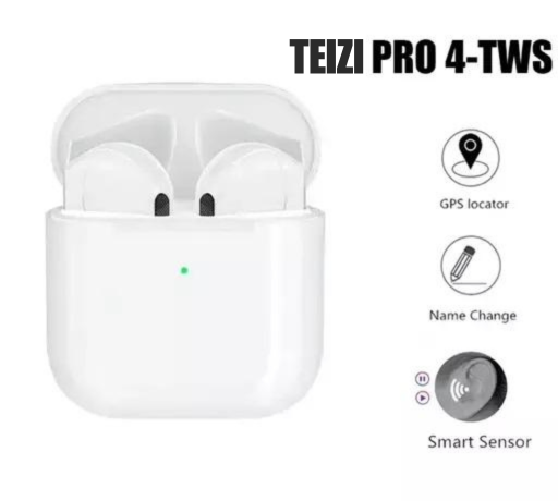 TEIZI Pro 4 Earbuds-Bluetooth Headset (Multicolour, True Wireless)